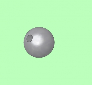 Threaded 302 Stainless Steel Balls - .250 Ball Diameter 0-80 Thread