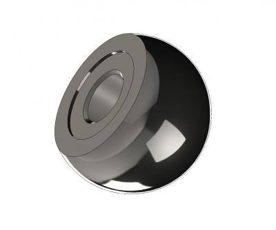 KTRB-8-TH  1/2" Truncated Thru hole Bearing ball
