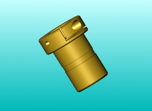 Precision Locking Collet - .250 Screw Dia - .50 Insert Length